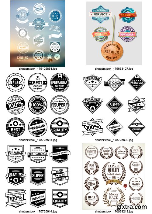 Amazing SS - Badges & Stickers 8, 25xEPS