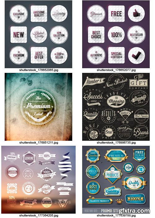 Amazing SS - Badges & Stickers 8, 25xEPS