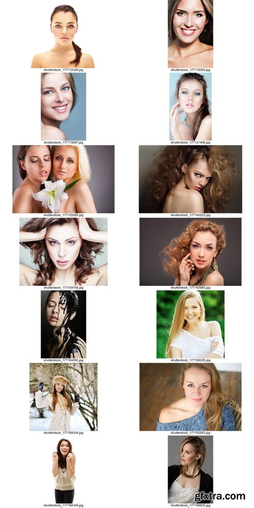 Shutterstock - Beautiful Girls III, 25xJpg