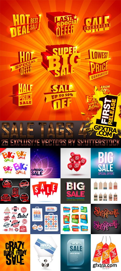 Amazing SS - Sale Tags 4, 25xEPS