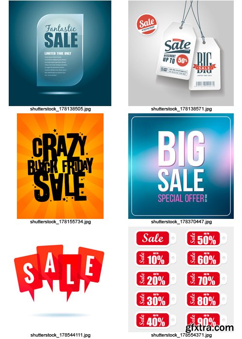 Amazing SS - Sale Tags 4, 25xEPS