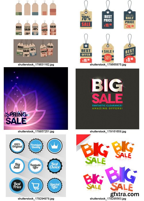 Amazing SS - Sale Tags 4, 25xEPS