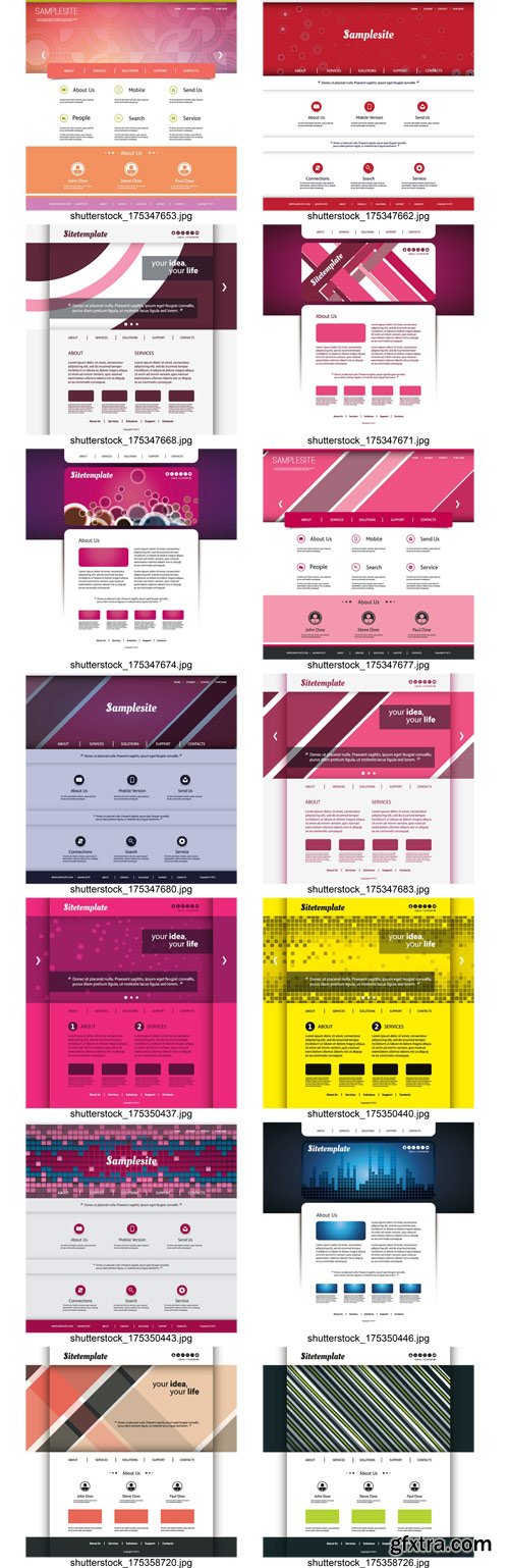 Website Template 3, 25xEps