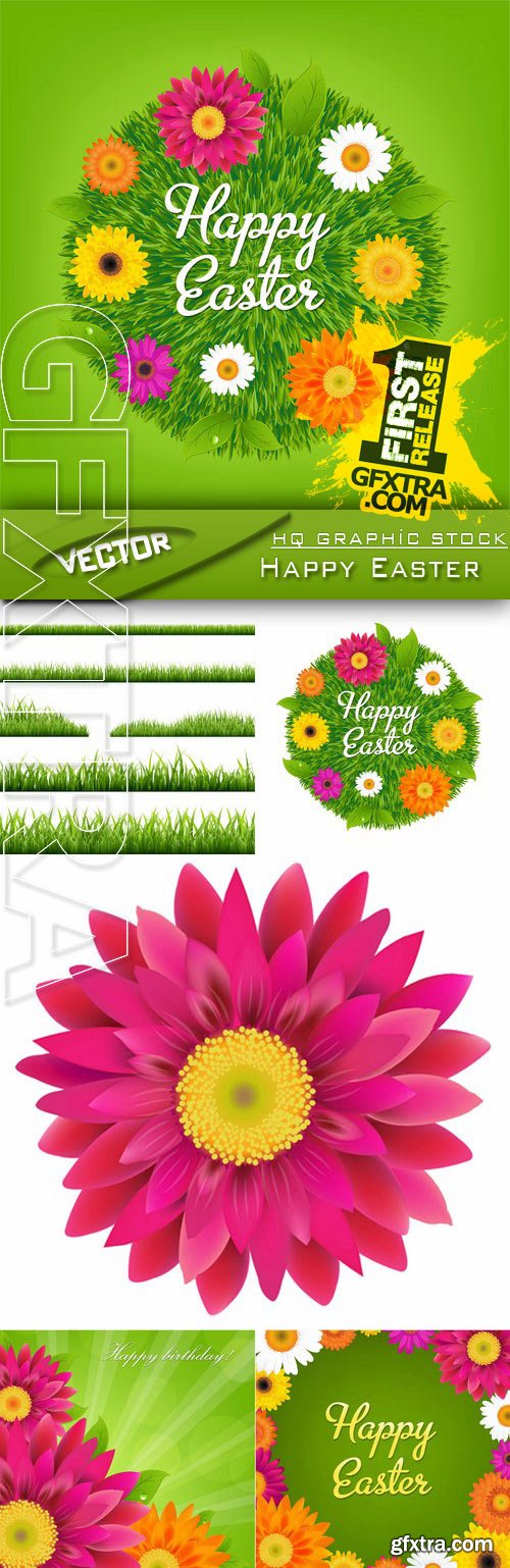 Stock Vector - Happy Easter