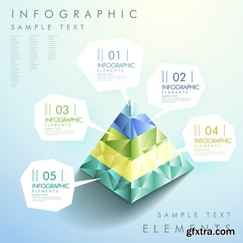 Collection of infographics vol.76, 25xEPS