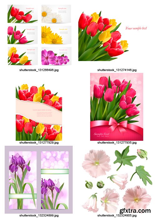 Amazing SS - Realistic Flowers, 25xEPS