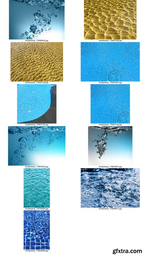 Shutterstock - Water, 25xJpg