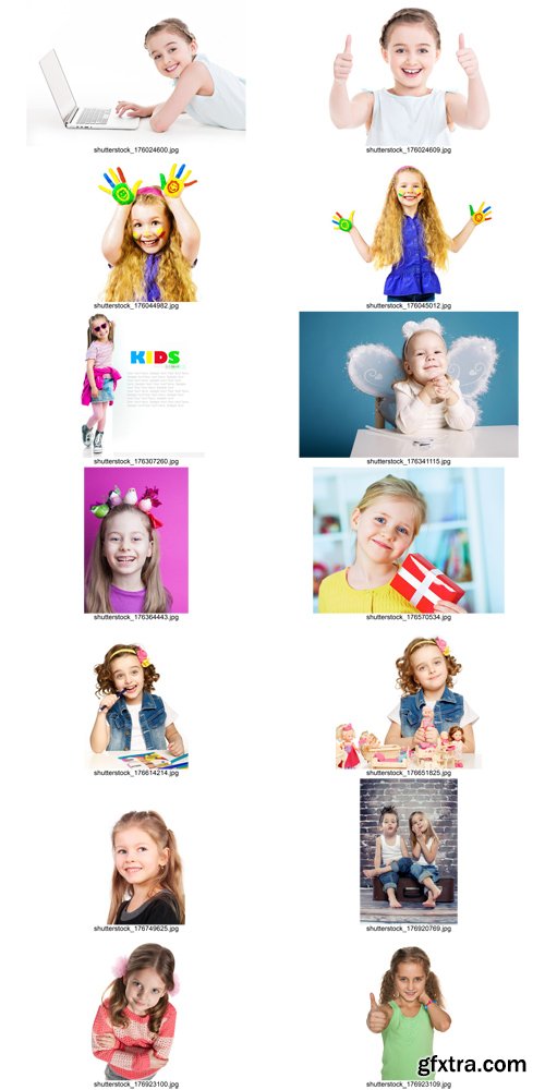 Shutterstock - Happy children 3, 25xJpg