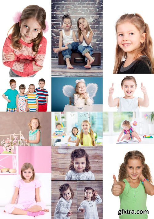 Shutterstock - Happy children 3, 25xJpg