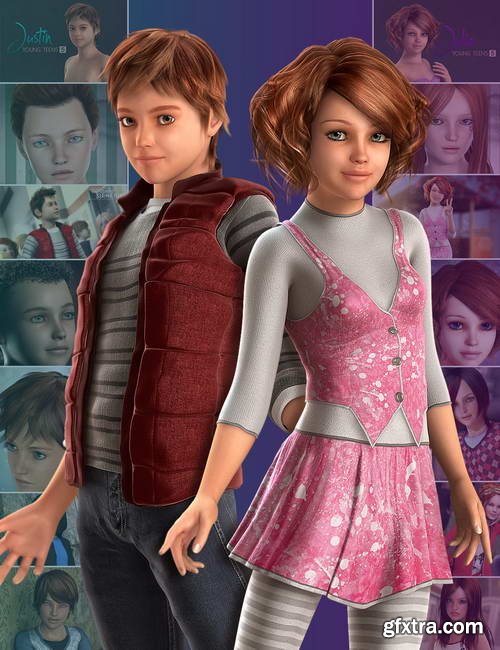 DAZ3D Young Teens 5 Pro Bundle