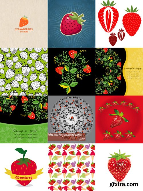 Shutterstock - Stawberry, 25xEps