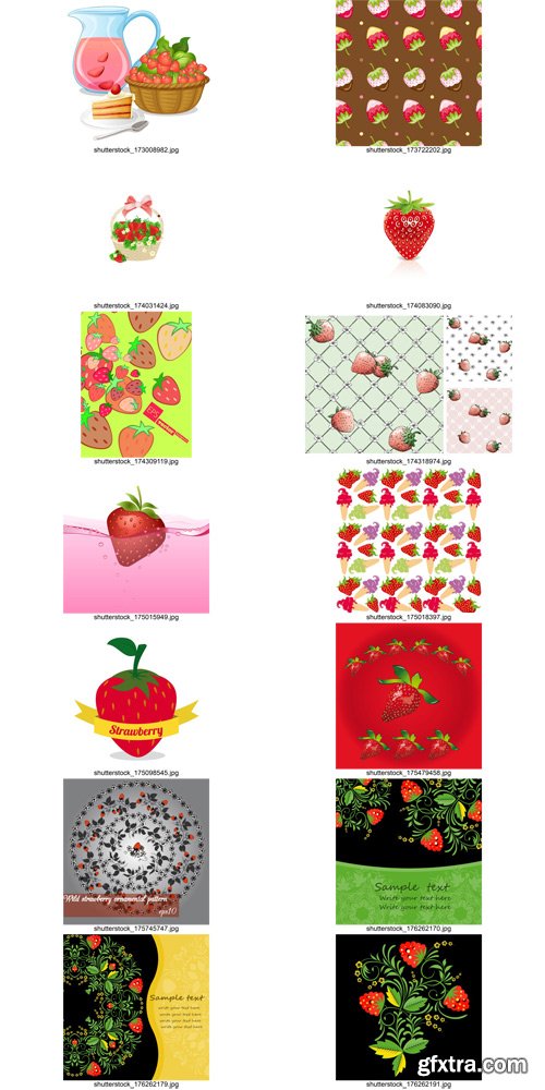 Shutterstock - Stawberry, 25xEps