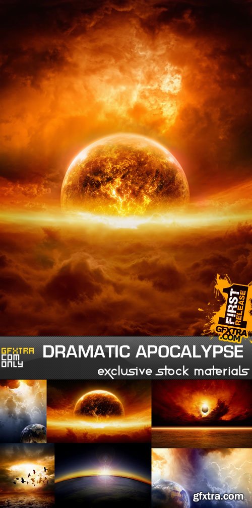 Dramatiс Apocalyptic Backgrounds, 25xUHQ JPEG