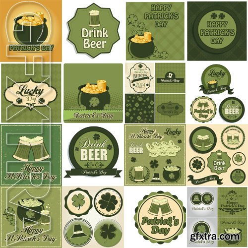 Shutterstock - Happy patrick's day, 25xEps