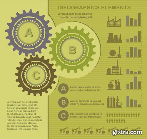 Collection of infographics vol.77, 25xEPS