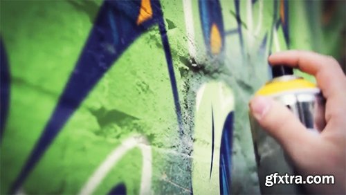 VideoHive - Spray Your Graffiti