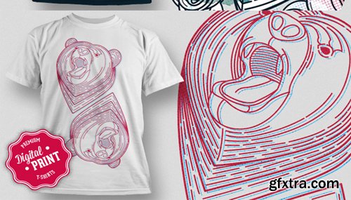 10 Super Premium Digital Print T-Shirt Designs with an Extended License