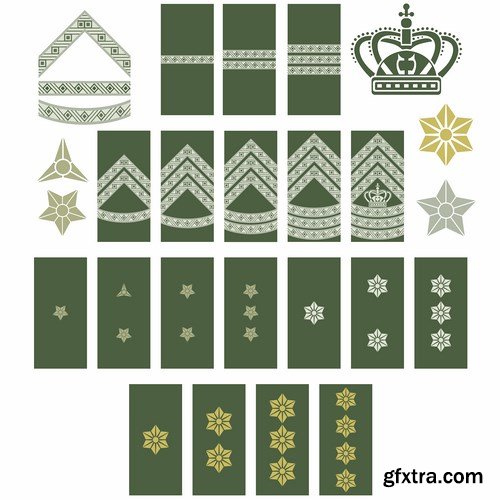 Military Badges - 25x EPS