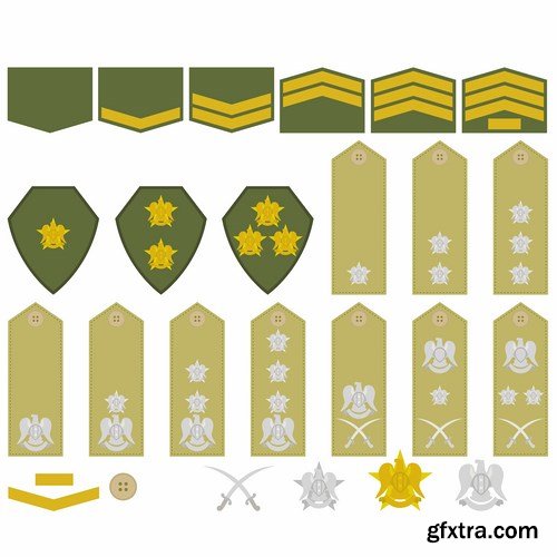 Military Badges - 25x EPS