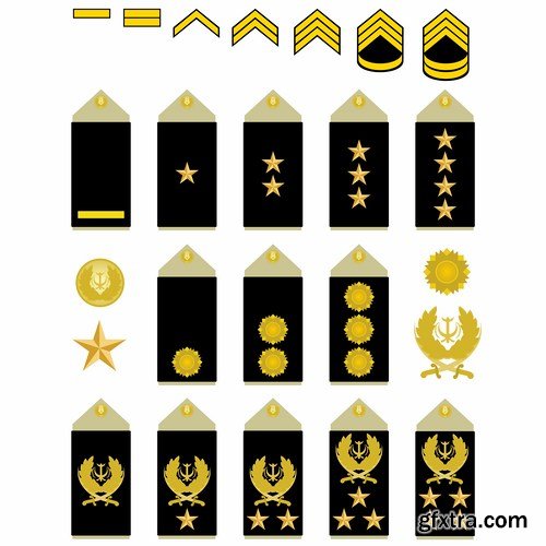 Military Badges - 25x EPS