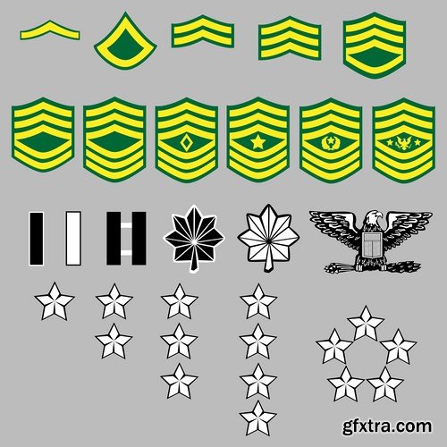 Military Badges - 25x EPS