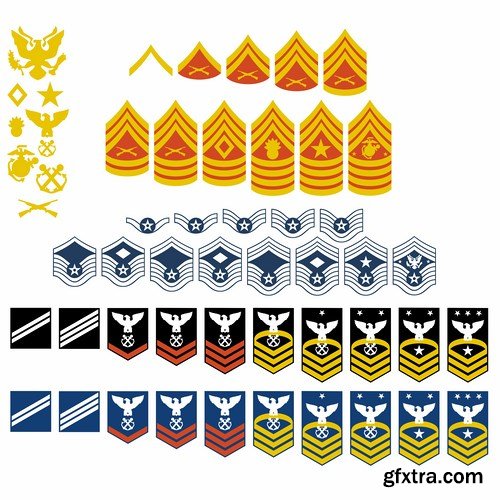 Military Badges - 25x EPS