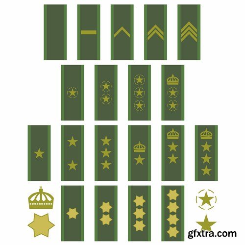 Military Badges - 25x EPS