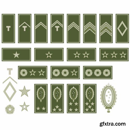 Military Badges - 25x EPS