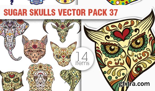 Sugar Skulls Giga Set: 180 Jaw-Dropping Vectors for Just $29