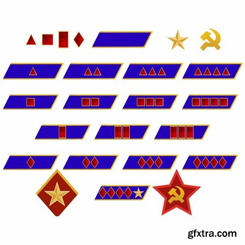 Military Badges - 25x EPS