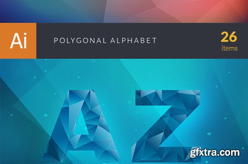 Super Premium Polygonal Vector Elements with an Extended Royalty License – Only $19