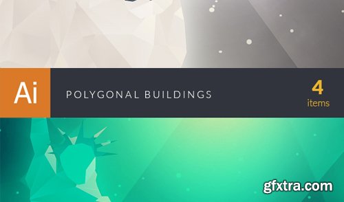 Super Premium Polygonal Vector Elements with an Extended Royalty License – Only $19