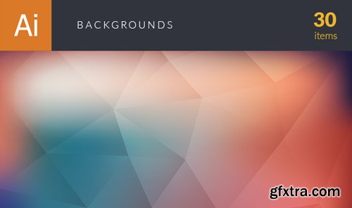 Super Premium Polygonal Vector Elements with an Extended Royalty License – Only $19