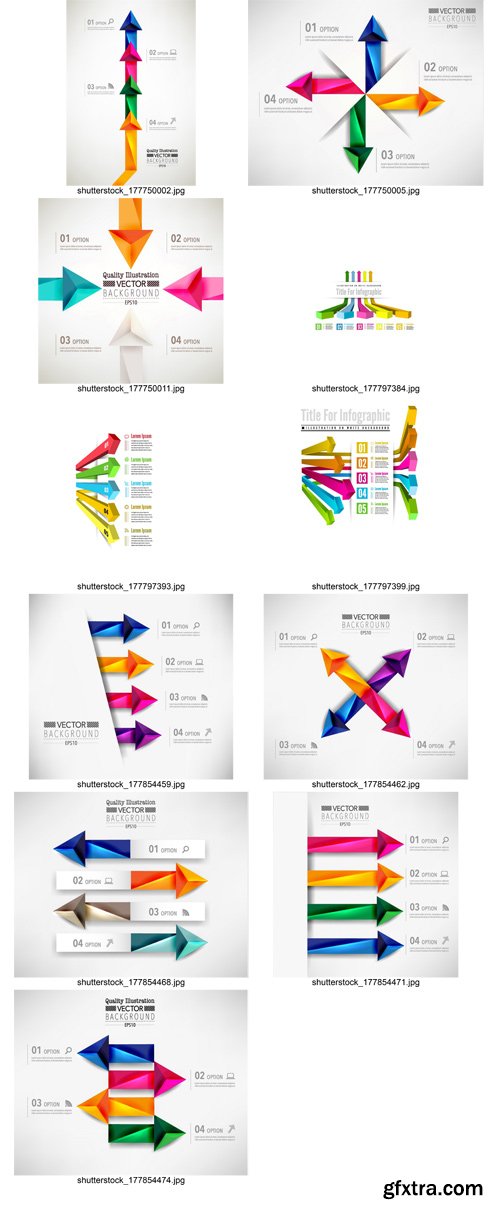 Shutterstock - 3d Arrow, 25xEps