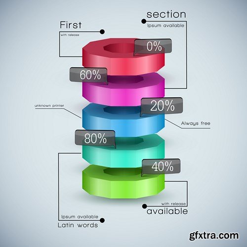 Collection of infographics vol.78, 25xEPS