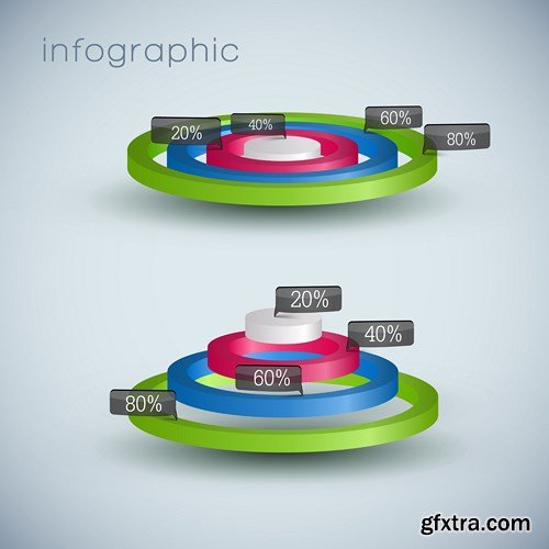 Collection of infographics vol.78, 25xEPS