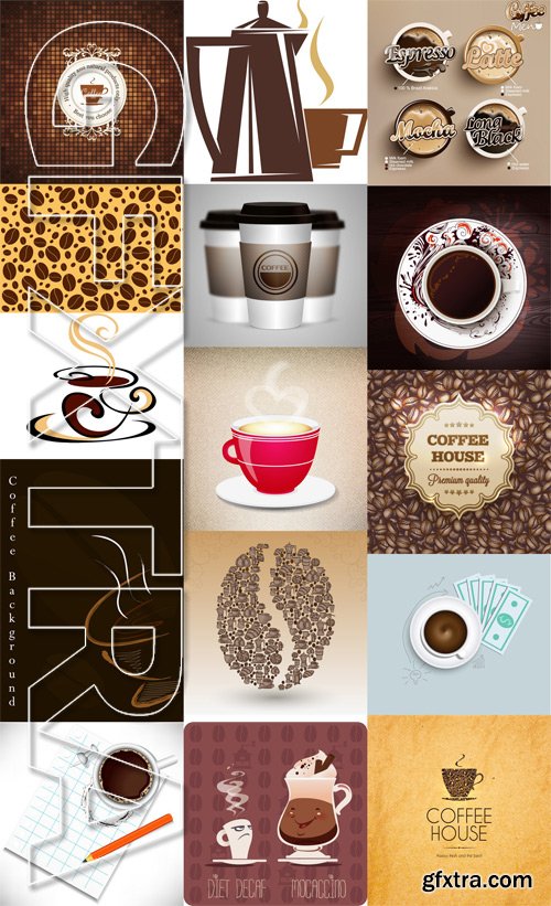 Shutterstock - Coffee, 25xEps