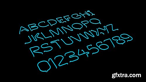 VideoHive Neon Alphabet & Numbers 6552366