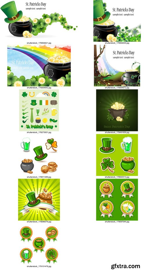 Shutterstock - Happy Saint patrick's day II, 25xEps