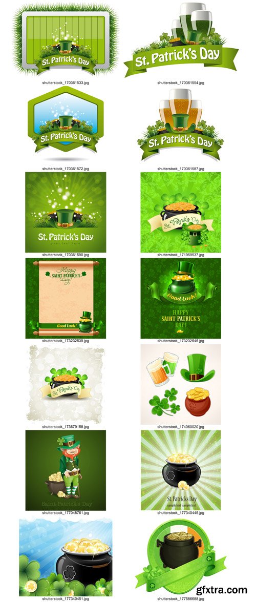 Shutterstock - Happy Saint patrick's day II, 25xEps