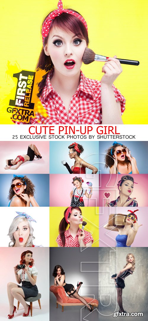 Amazing SS - Cute pin-up girl, 25xJPGs