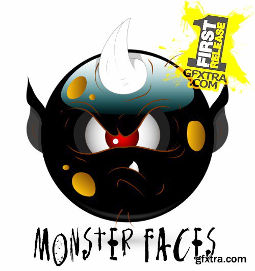 Vectorious Monster Faces