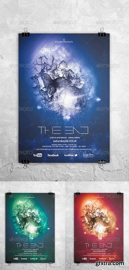 GraphicRiver - Futuristic Flyer / Poster Vol 11