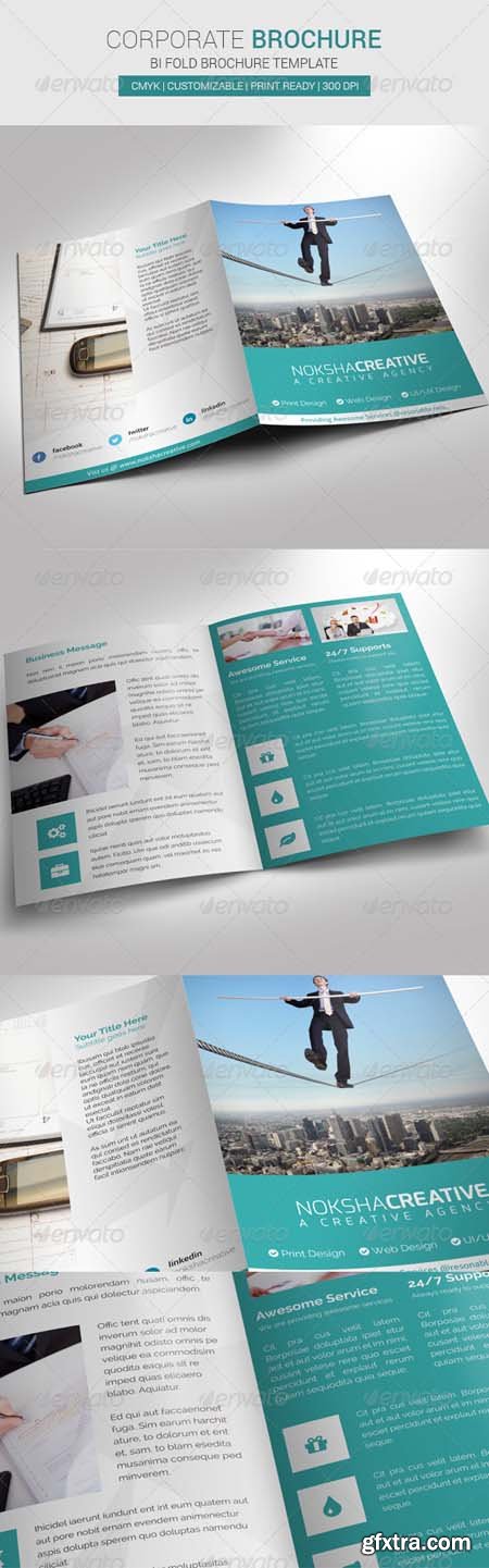 GraphicRiver - Corporate Bi Fold Brochure 6949428