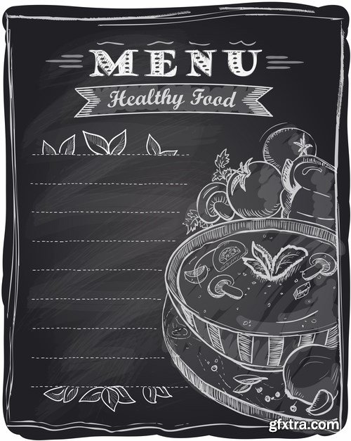 Chalkboard Banners - 25x EPS