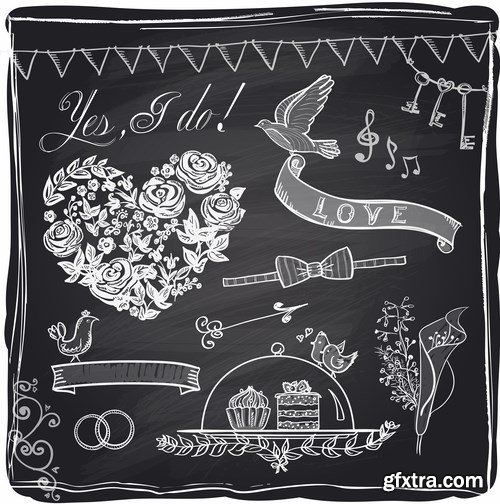 Chalkboard Banners - 25x EPS