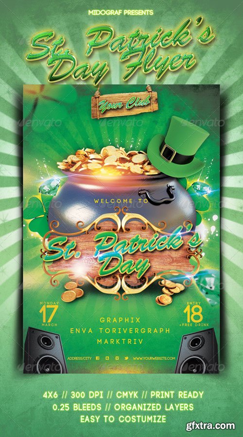 GraphicRiver - St Patricks Day Flyer 6592118