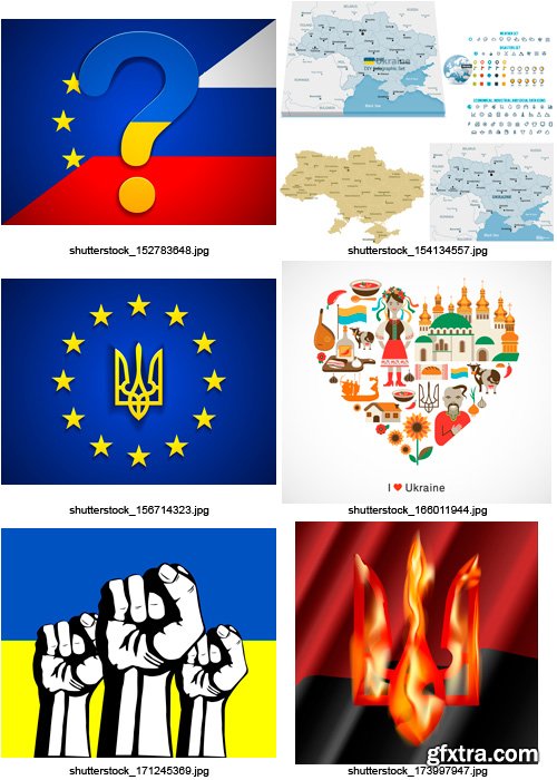 Amazing SS - Ukrainian Symbols, 25xEPS