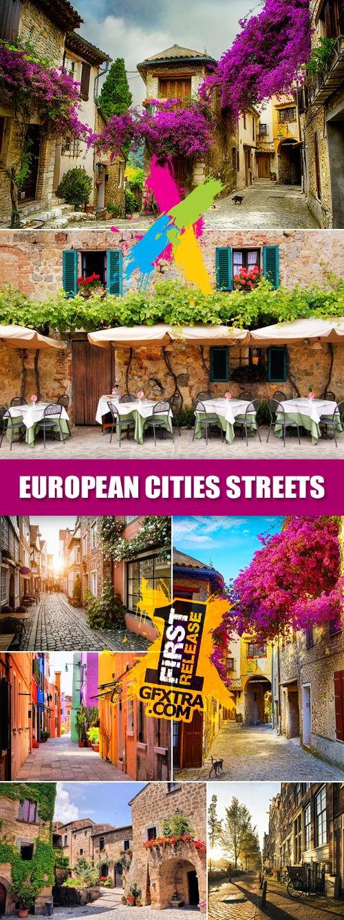 Stock Photo - Old European Cities Streets