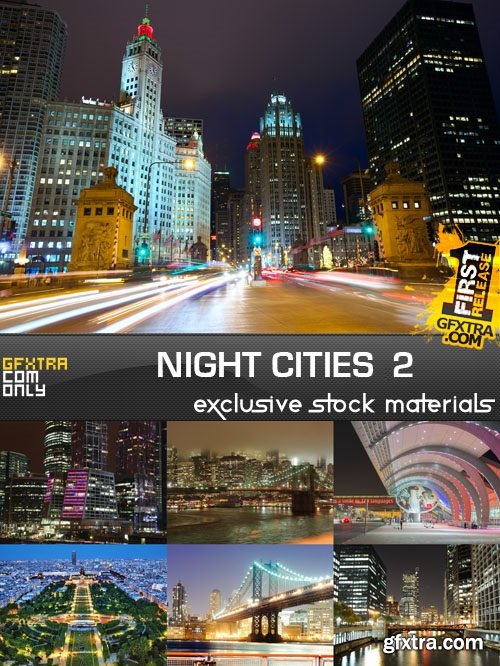 Night Cities Collection 2, 25xUHQ JPEG